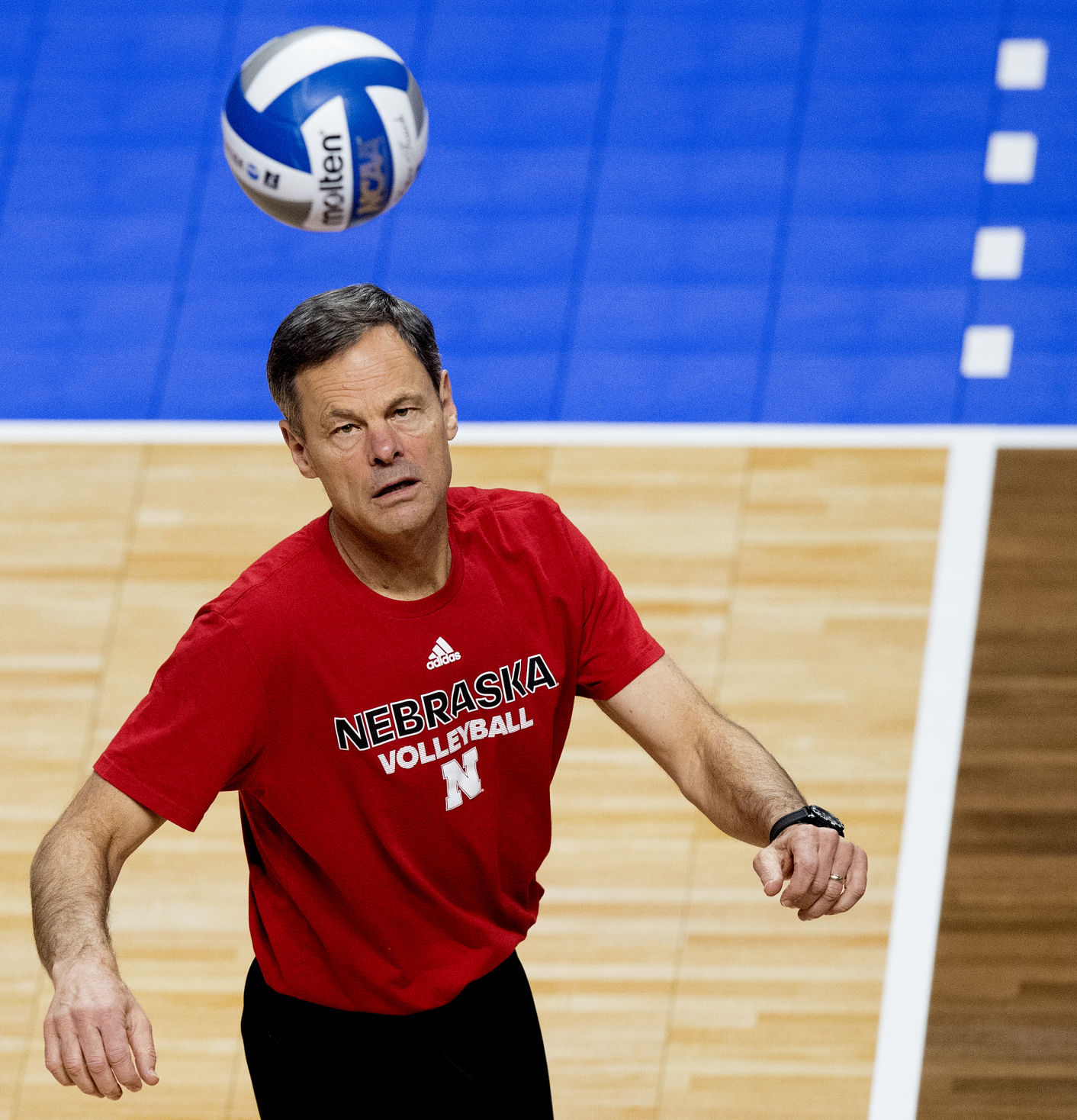 Nebraska Volleyball Practice in Minneapolis, 12.06
